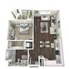 A1 Floor Plan at The Platform Urban Apartments